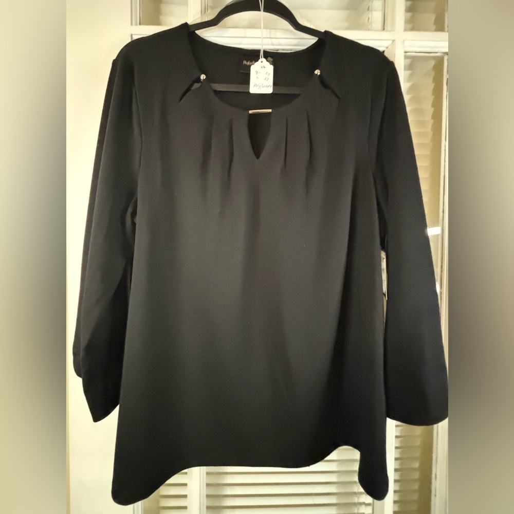 Rafaella XL Black Ladies Shirt